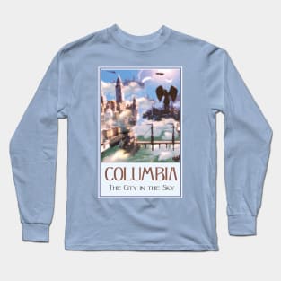 Columbia Travel Poster Long Sleeve T-Shirt